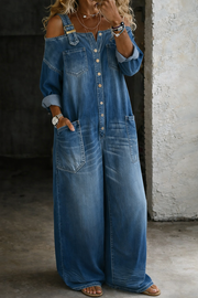 Summer | Off Shoulder Denim Dress