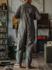 Sylvia | Relaxed Fit Canvas Utility Overalls