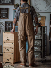 Sylvia | Relaxed Fit Canvas Utility Overalls
