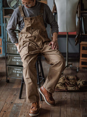 Sylvia | Relaxed Fit Canvas Utility Overalls