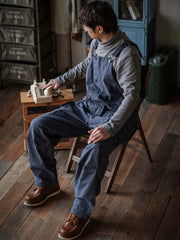 Sylvia | Relaxed Fit Canvas Utility Overalls