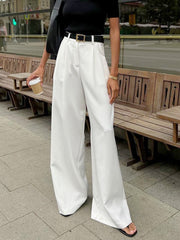Tallulah | Solid Wide-Leg Palazzo Trousers