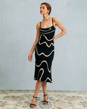 Tamara | Sleeveless Bodycon Midi Dress Concert Outfit