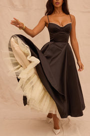 Tilly | Fitted Velvet Wedding Guest Midi Dress