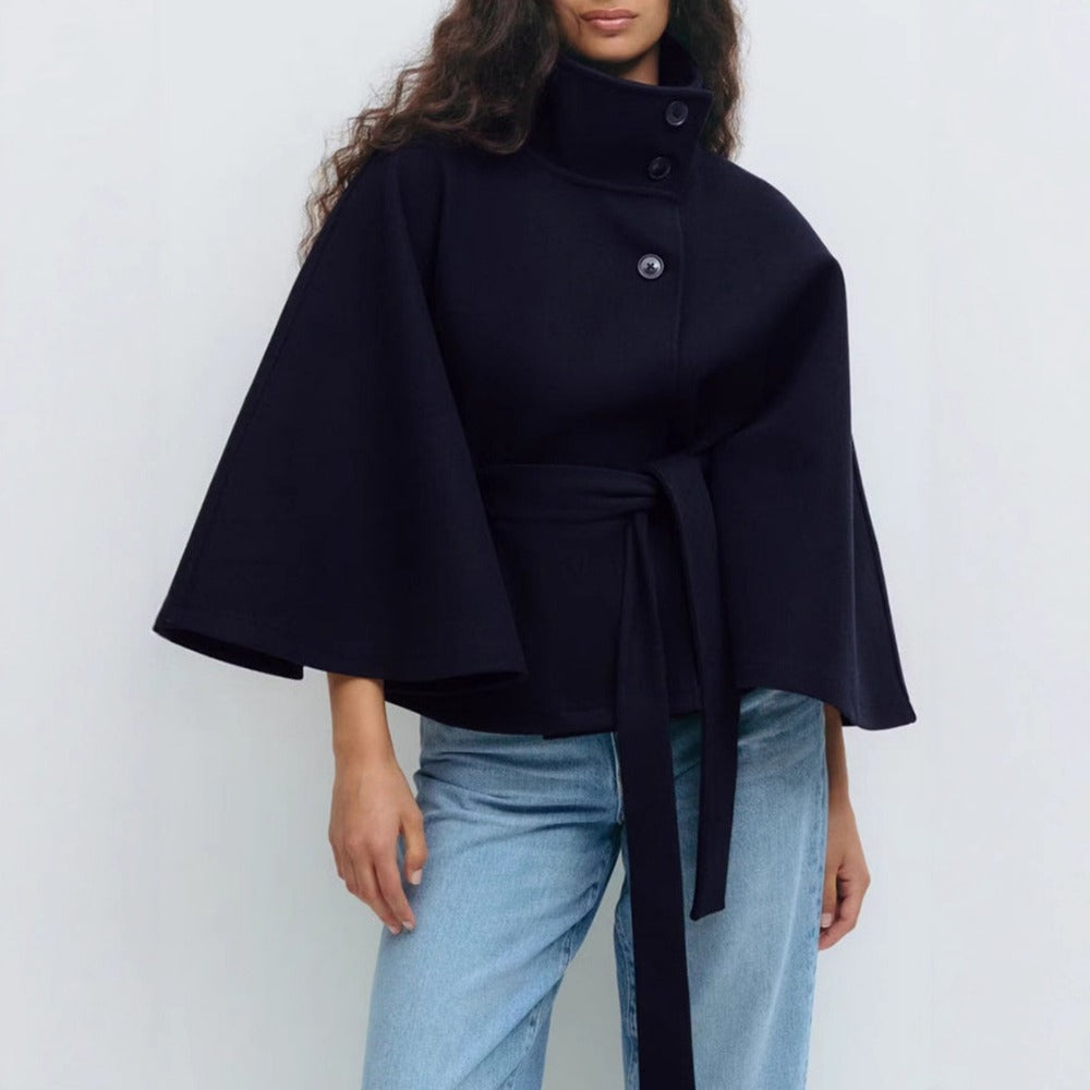 Unity | High Collar Cape Coat