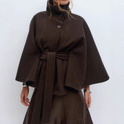 Unity | High Collar Cape Coat