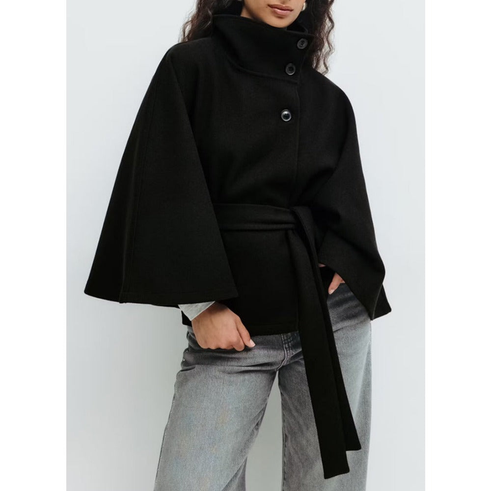 Unity | High Collar Cape Coat