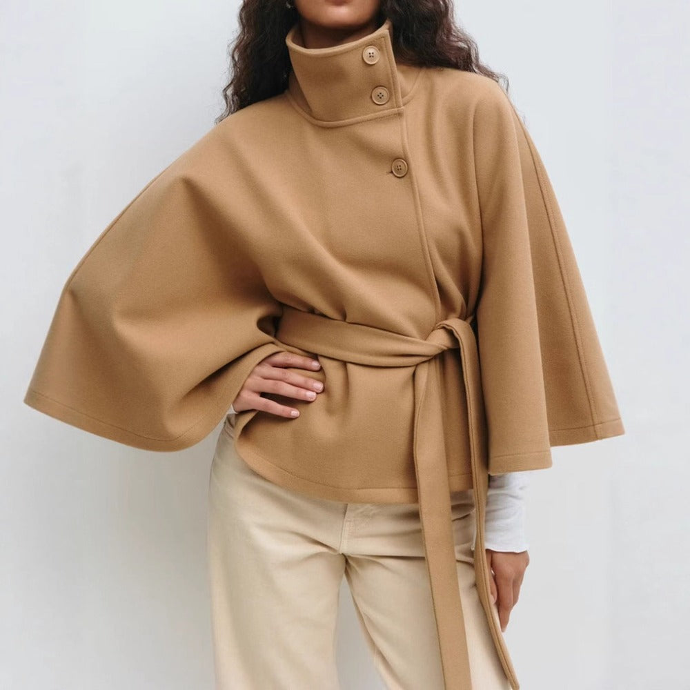 Unity | High Collar Cape Coat