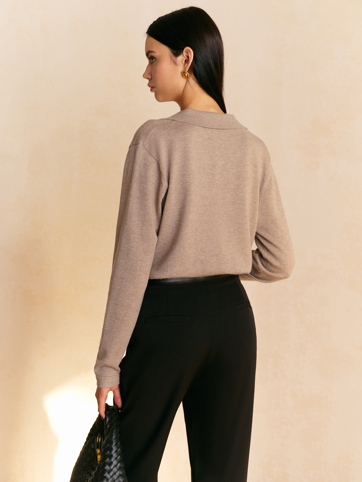 Winifred | Relaxed Fit Collared Pullover Sweater