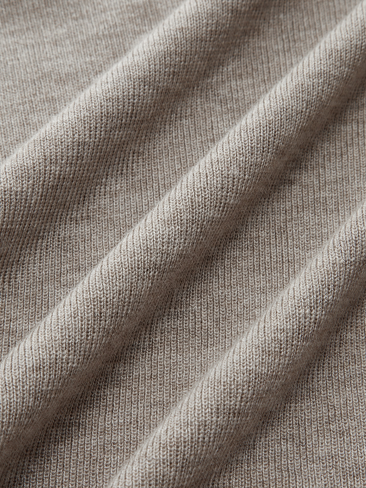 Winter | Fitted Mock Neck Wool-Blend Knit Top