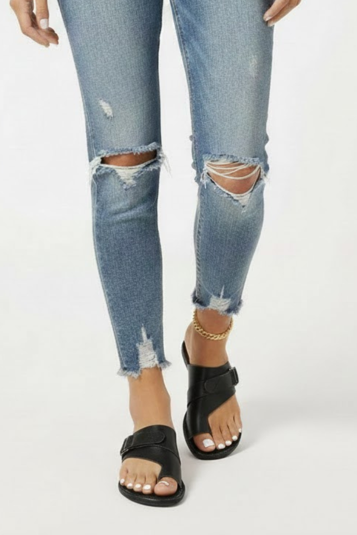 Wren | Open Toe Buckle Strap Sandals