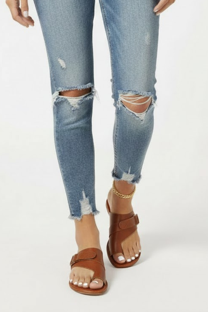 Wren | Open Toe Buckle Strap Sandals