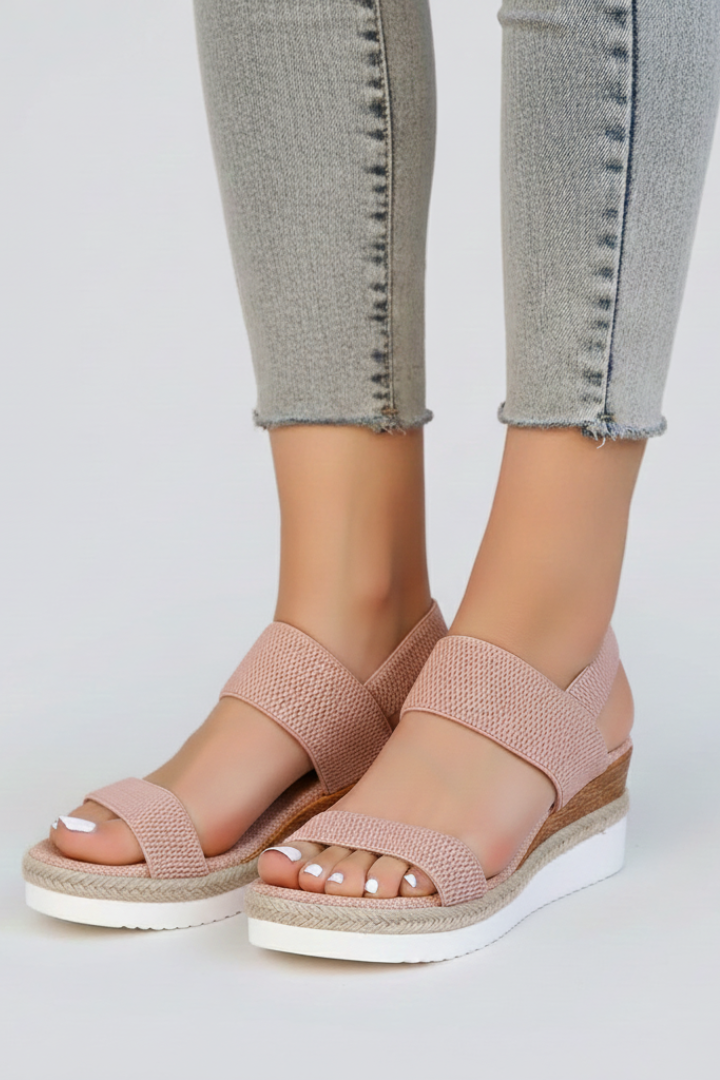 Xanthe | Stretch Fit Raised Sole Sandals