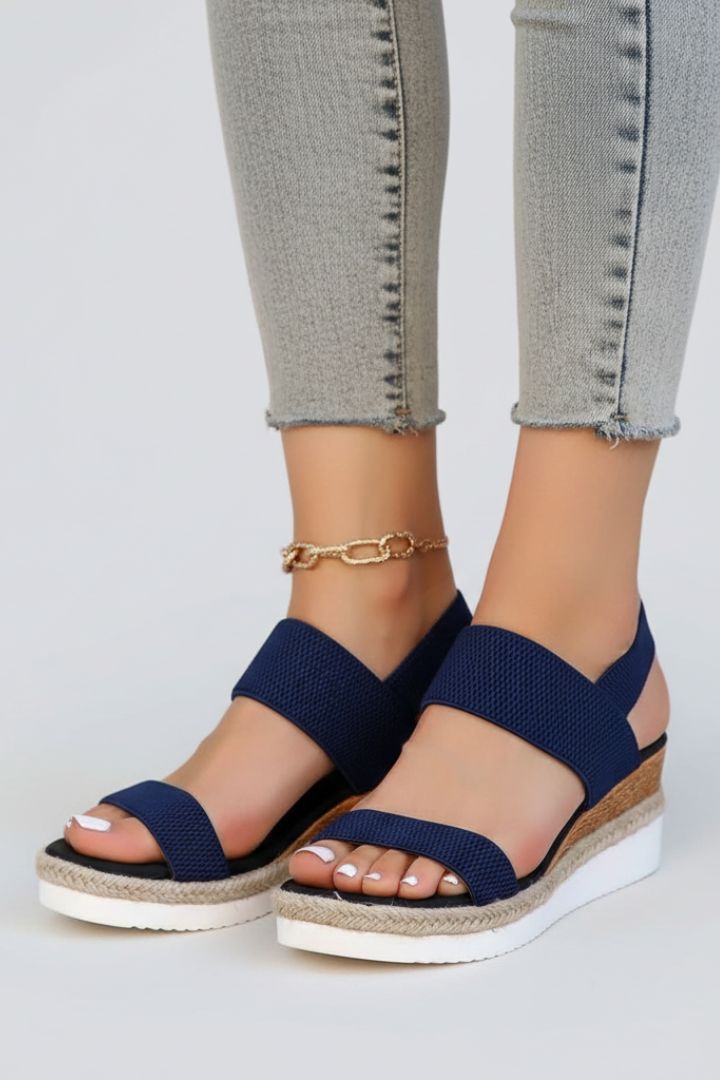 Xanthe | Stretch Fit Raised Sole Sandals