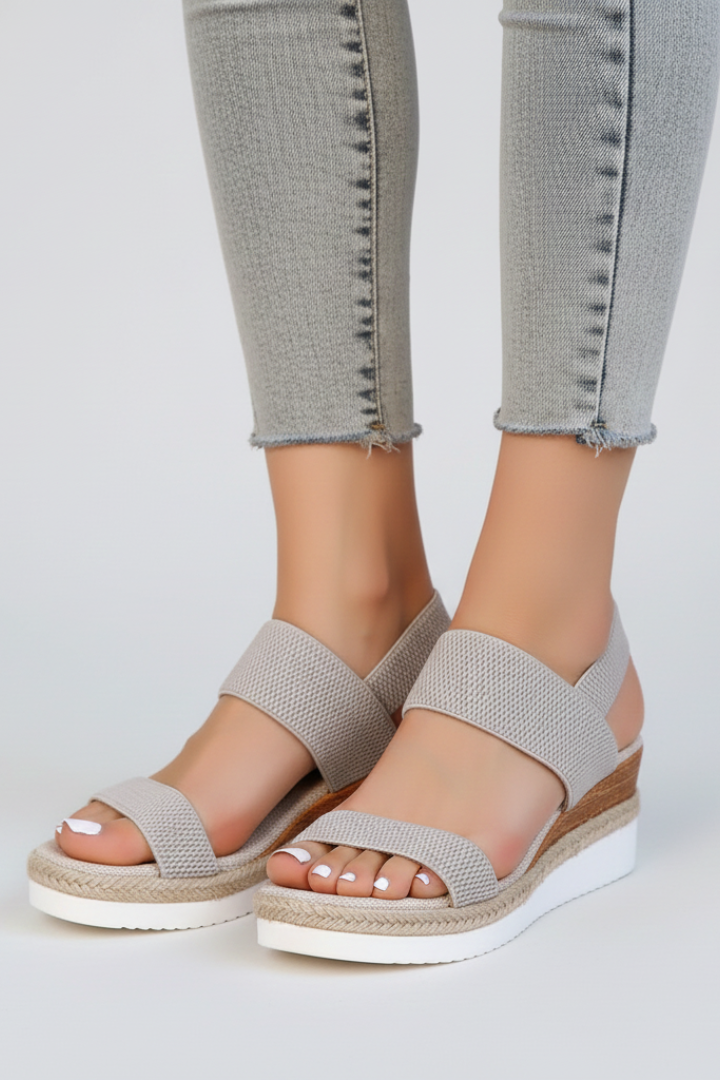 Xanthe | Stretch Fit Raised Sole Sandals
