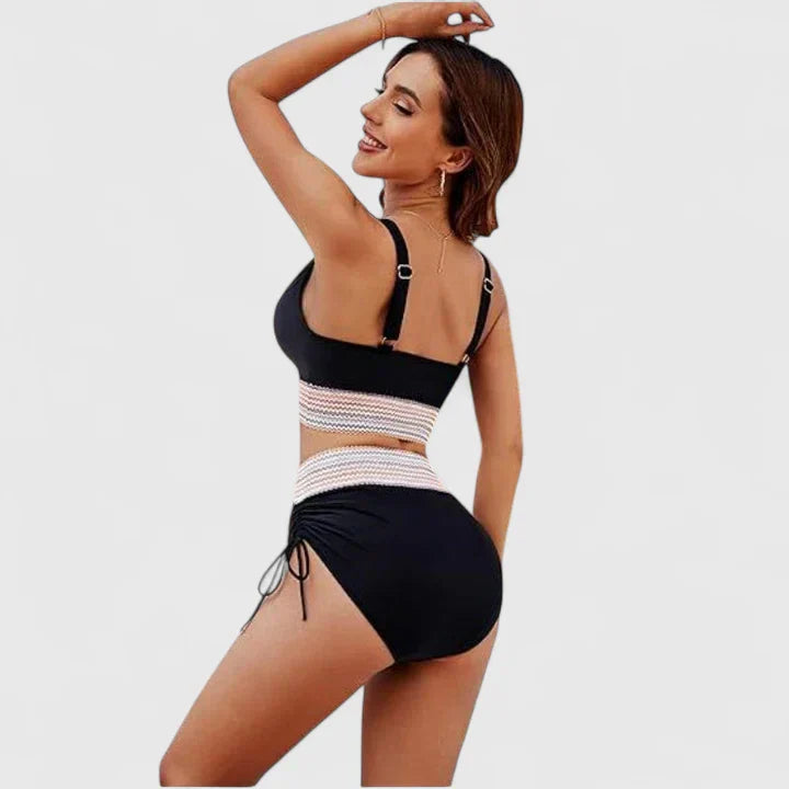 Yasmin | High-Waisted Two-Piece Bikini Set