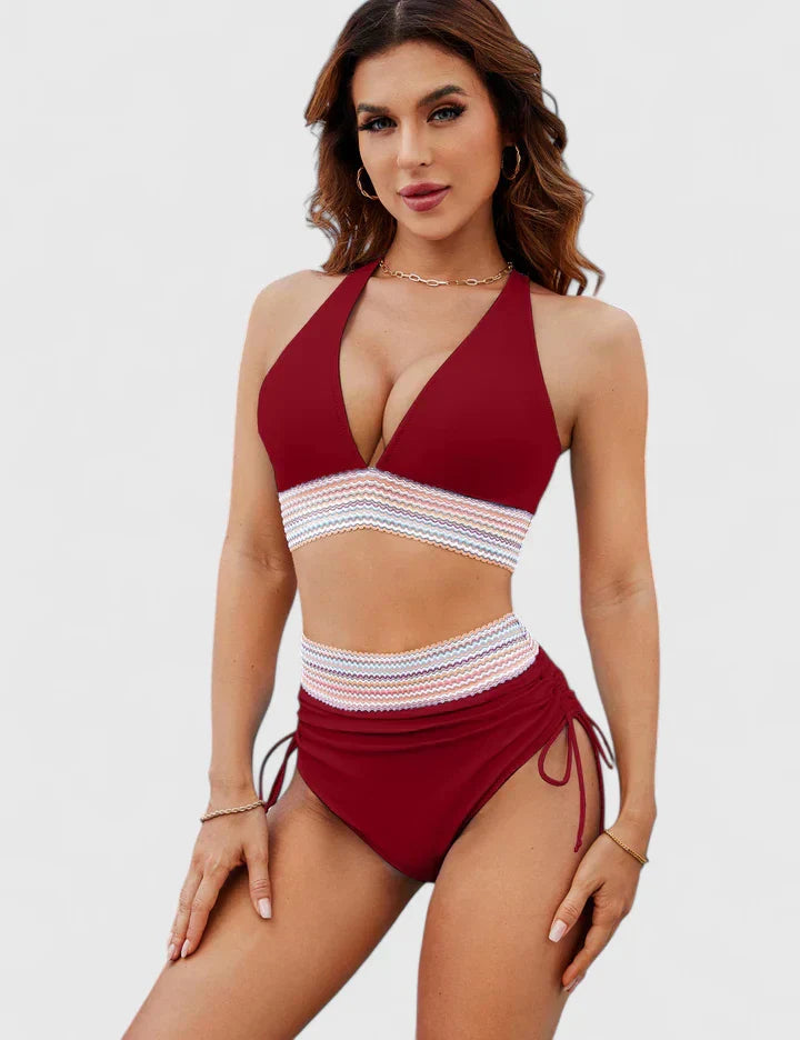 Yasmin | High-Waisted Two-Piece Bikini Set