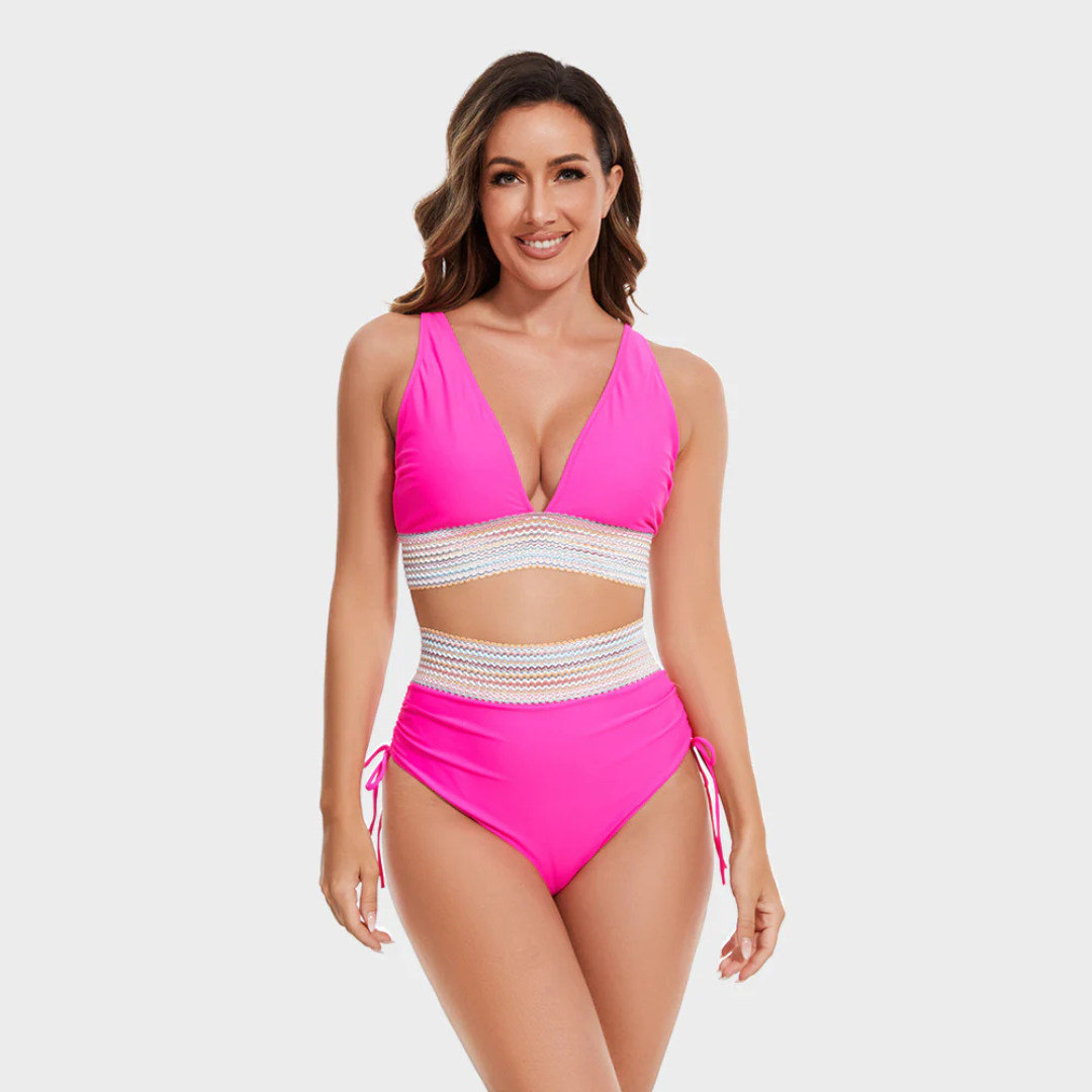 Yasmin | High-Waisted Two-Piece Bikini Set