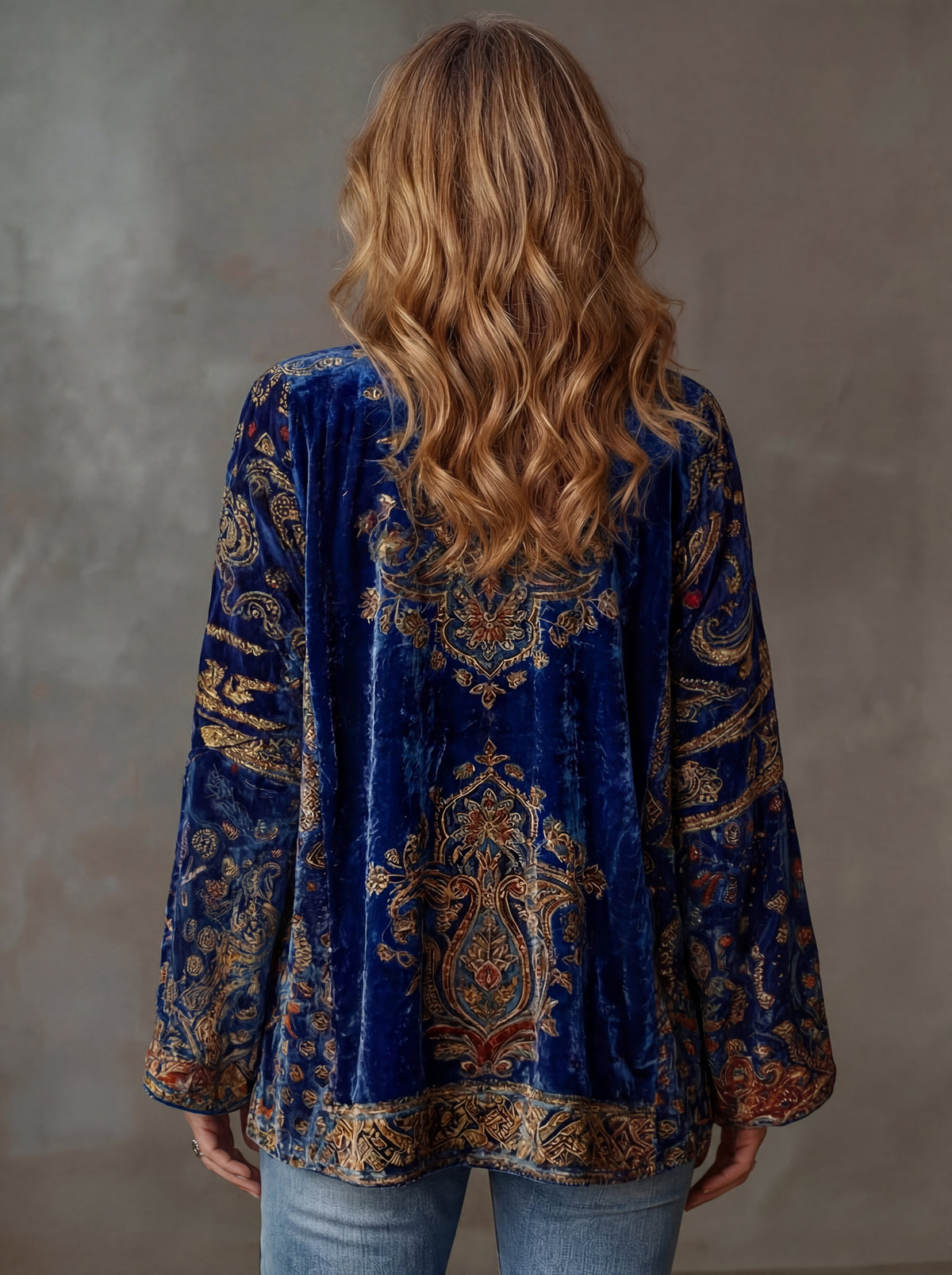 Yasmin | Relaxed Fit Open Front Kimono Jacket