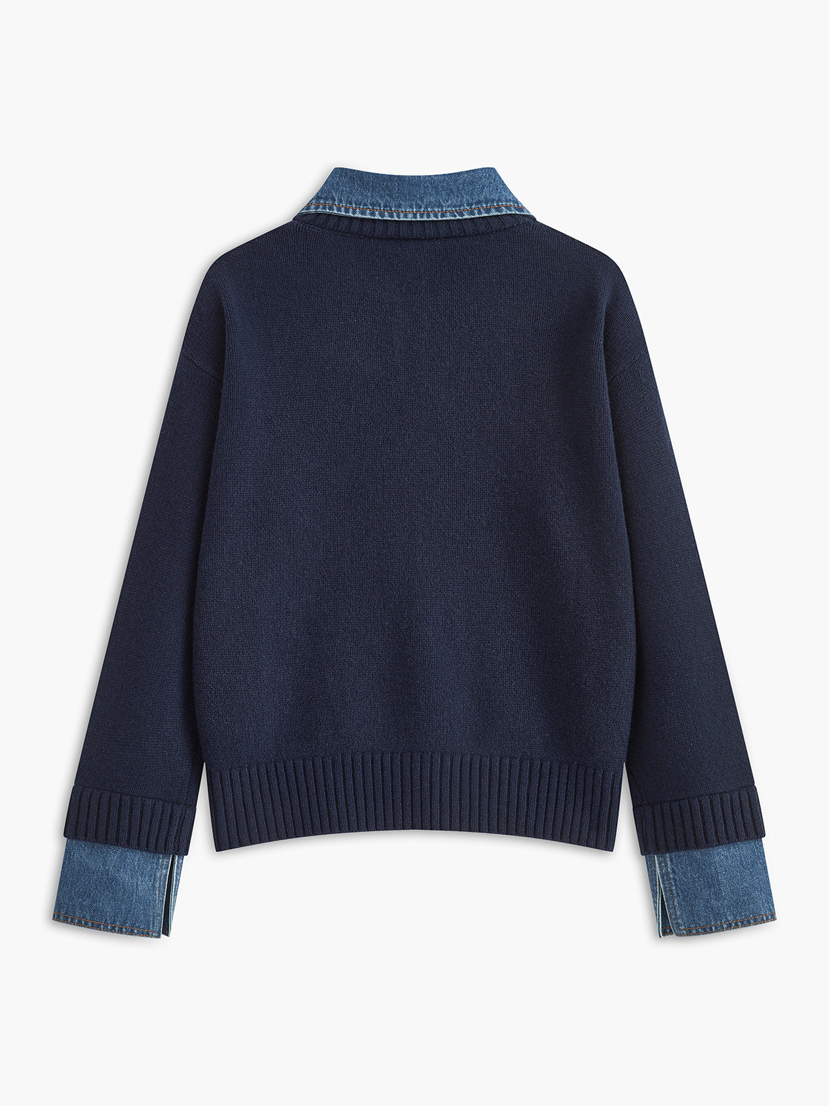 Zara | Panel Lapel Holiday Clothes Sweater