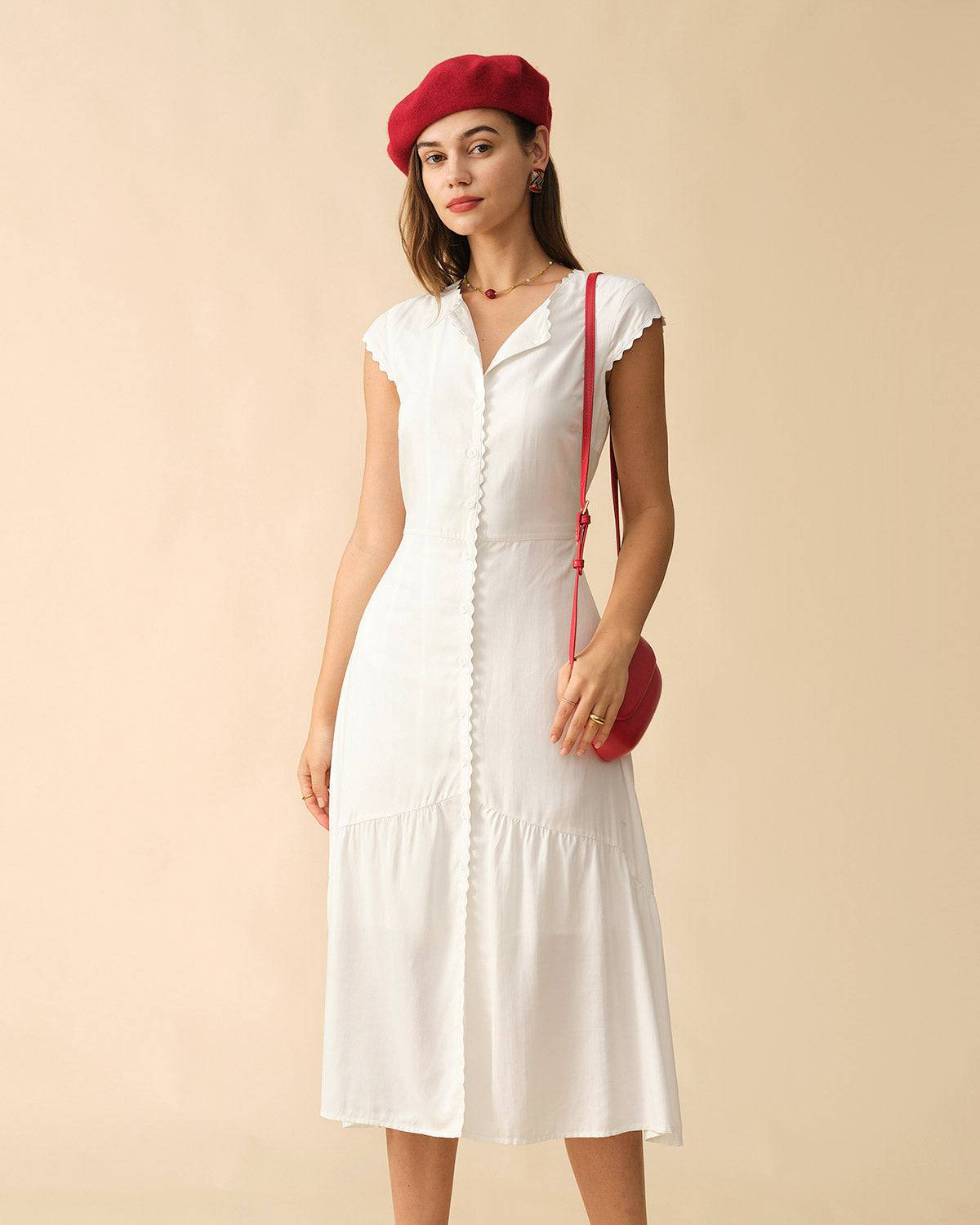 Zelda | Tailored Fit Mother of the Bride Outfits Midi Dress